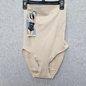 Naomi & Nicole Inside Magic High Waist Brief‎ Warm Beige Size S